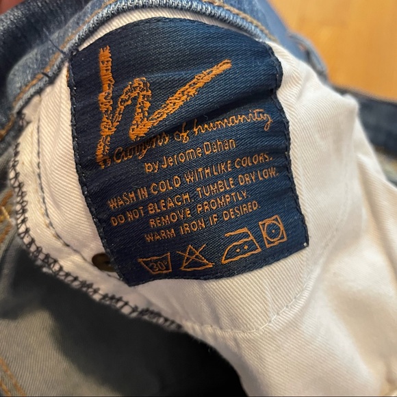 Citizens of Humanity Jeans with Embroidered Wave Design on Back Pockets Size 28 - Picture 10 of 16